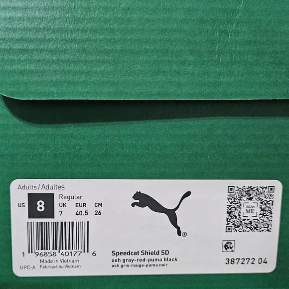 Puma Red and Gray Sneakers Classic Design - Picture 10 of 12